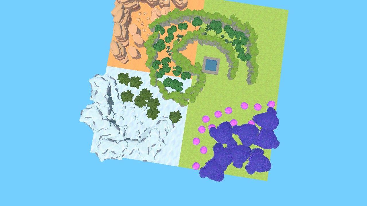 The 4 biomes