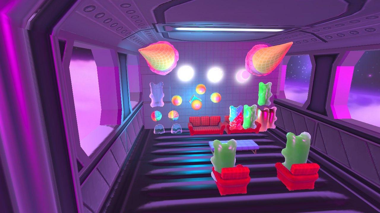 Vibe Space Train With Candy