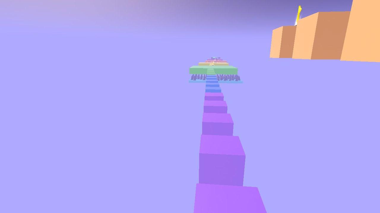 Rainbow Parkour dash