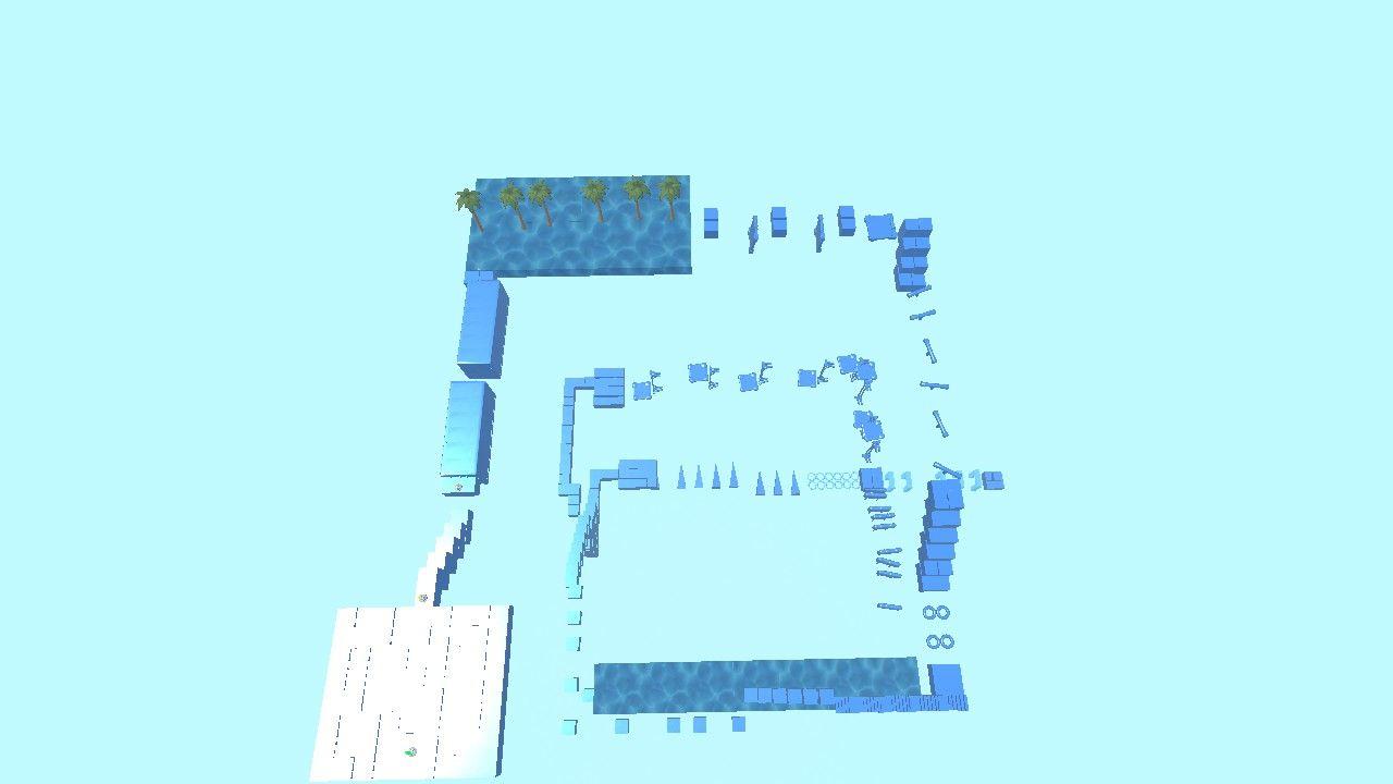 Blue tower obby