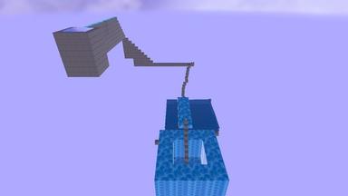 Click to see short easy ice obby with pool at end