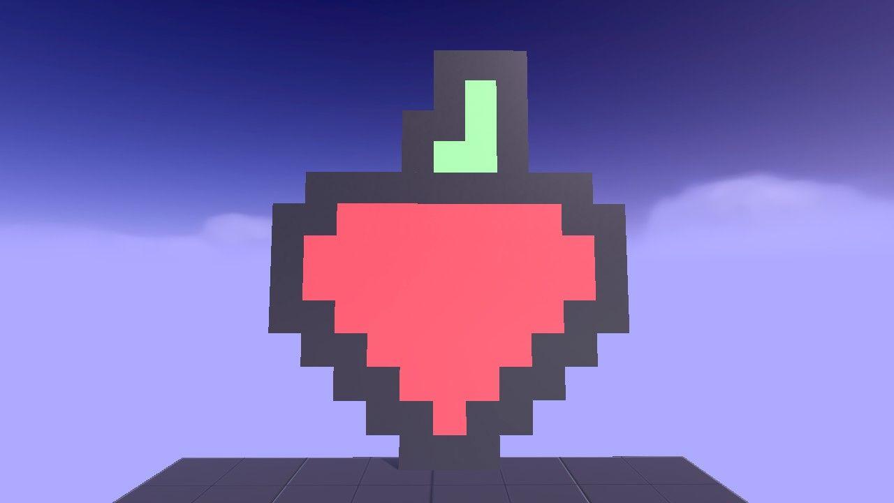 Strawberry Pixel Art.....