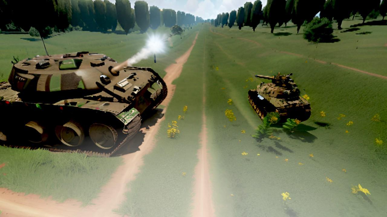 Tank battleground