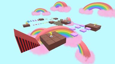 Click to see Chocolate with rainbow parkour 