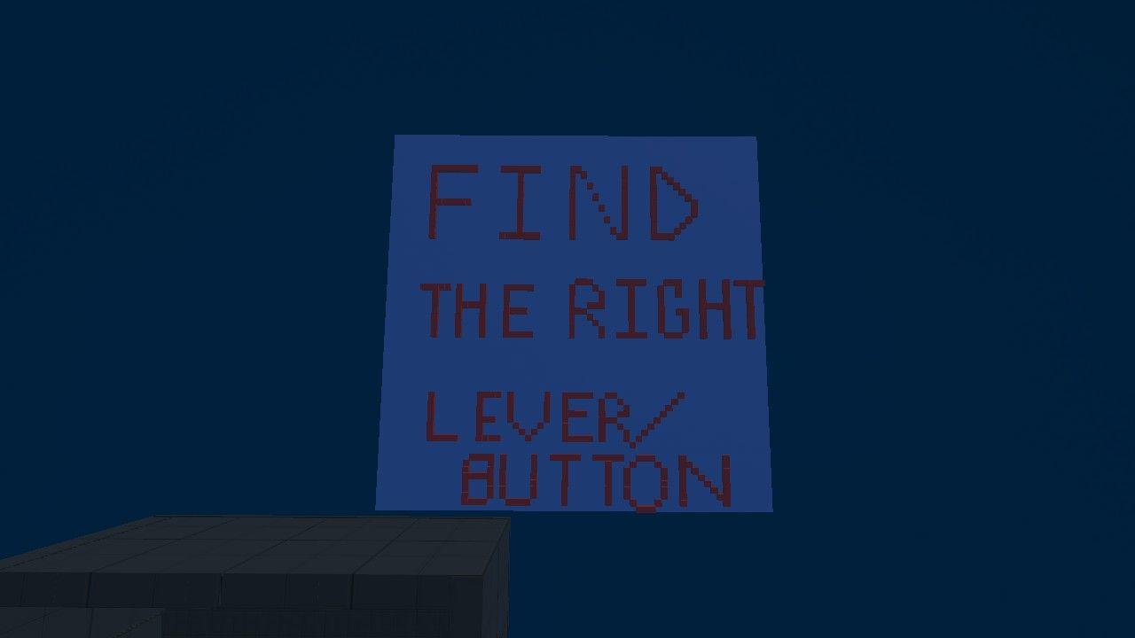 Find the correct lever or button