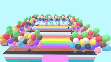 Click to see Super easy rainbow obby!