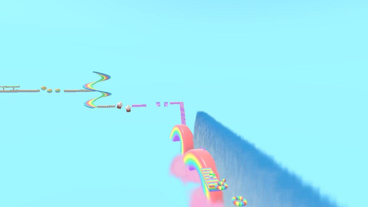 Sweet rainbow parkour 