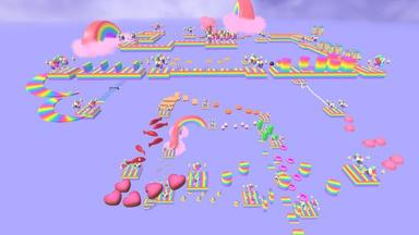 Click to see 🌸🌈Rainbow Candy Obby🌈🌸