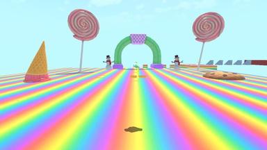 Click to see Rainbow obby very easy