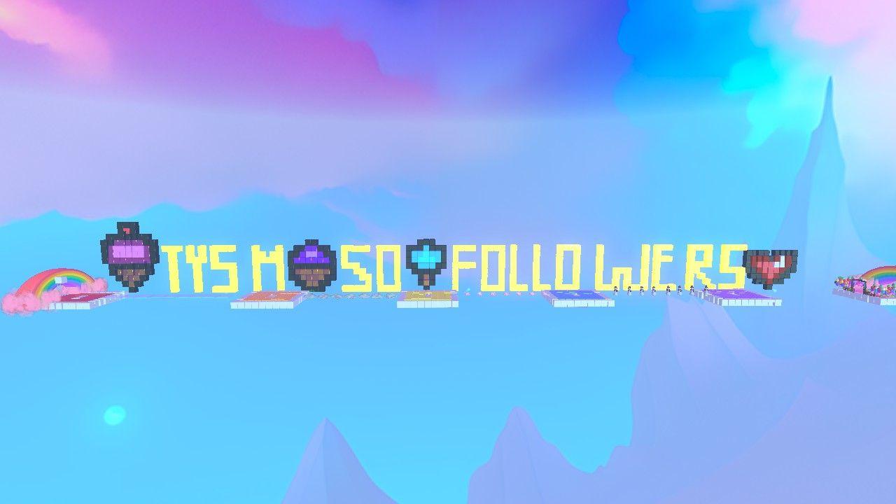 50 FOLLOWERS SPECIAL RAINBOW OBBY