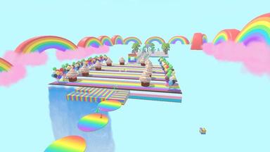 Click to see Short easy rainbow obby