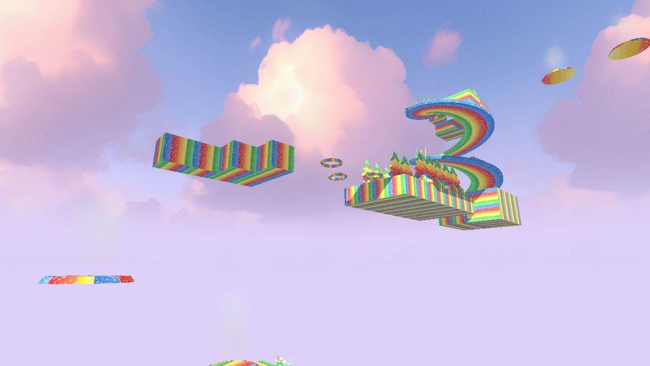 Hard rainbow parkour