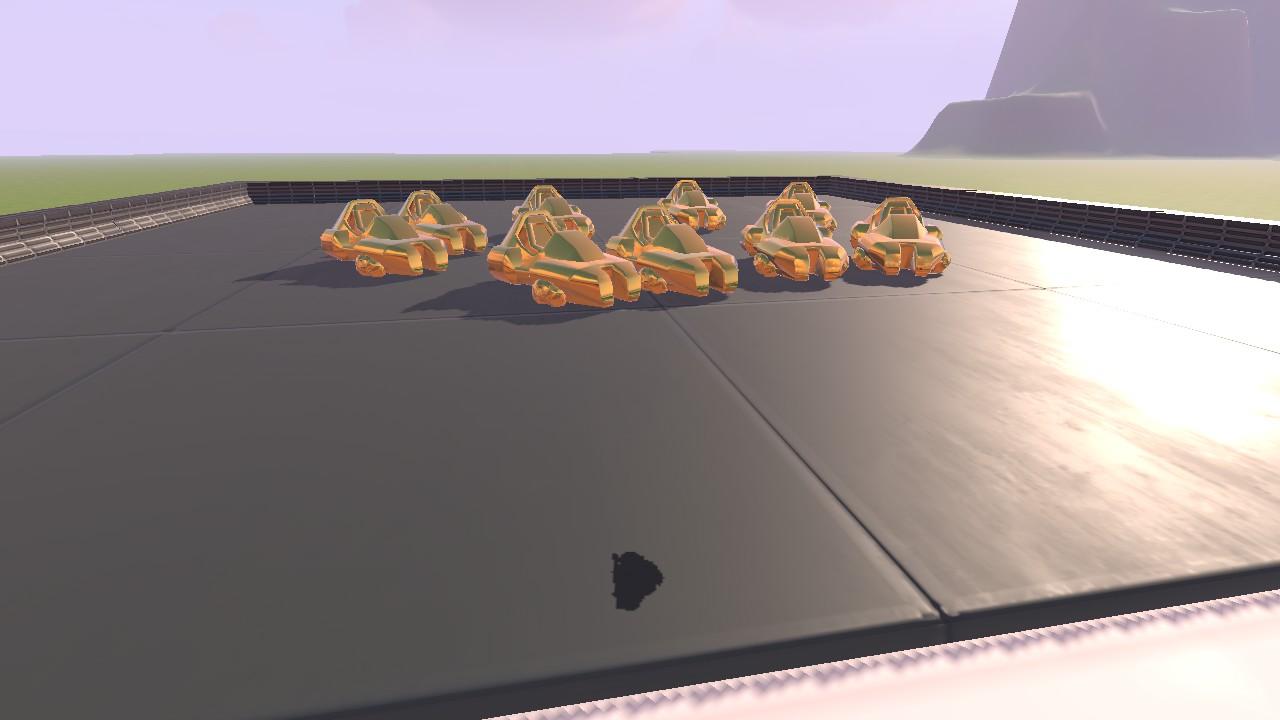 Golden karts!