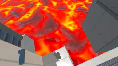 Click to see hangouts but the floor is. lava