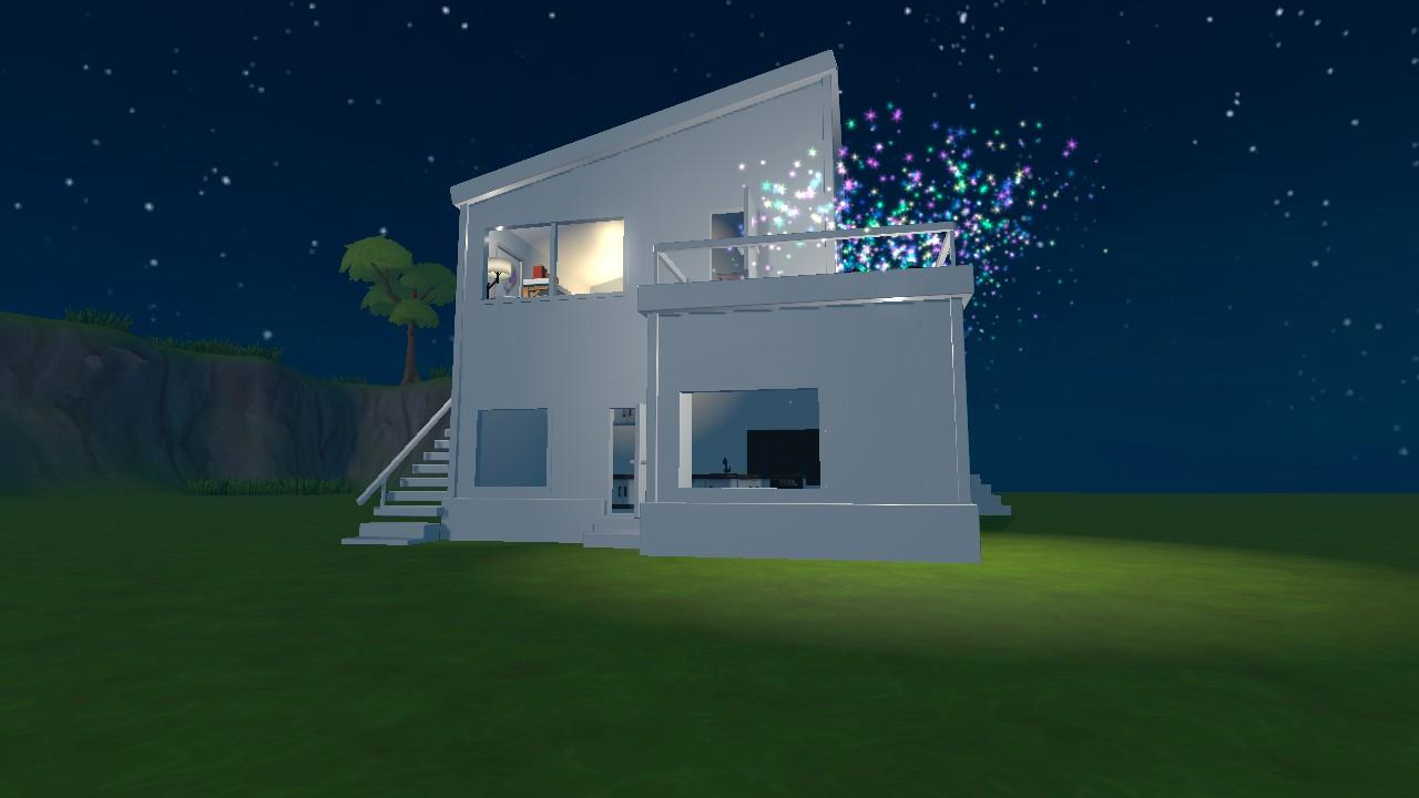 Night time house