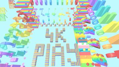 Click to see 4k plays special rainbow obby