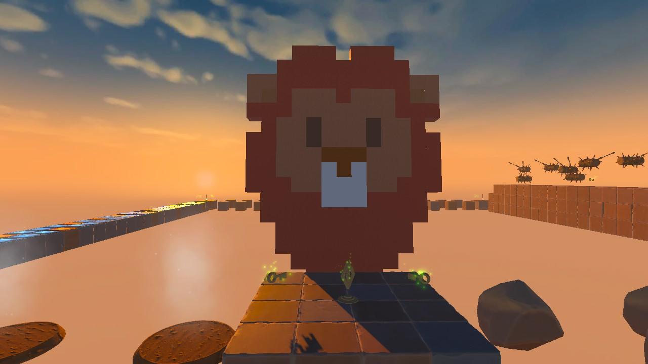 Lion Obby -w/ Pixel Art-