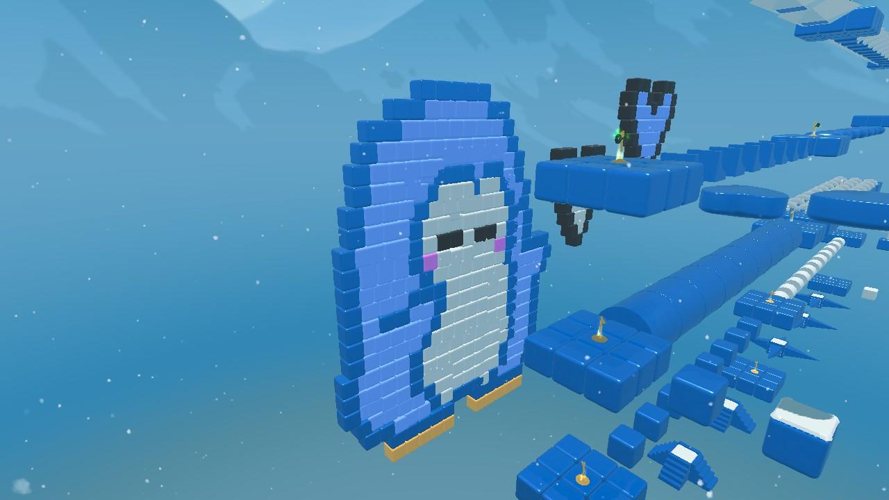 Long Penguin Pixel Art Obby🐧