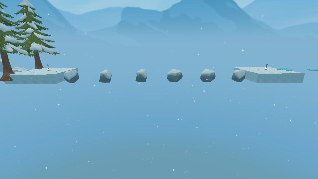 Snow Obby  SideScrollers Mode