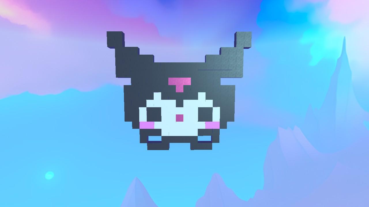 Kuromi Pixel Art