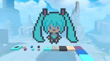 Click to see Miku Obby (plus pixel)🩵🤍🖤🩶