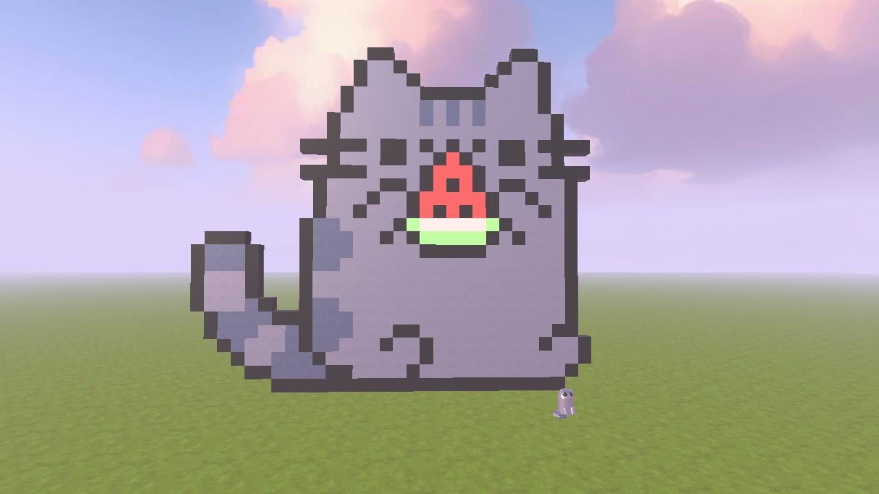 Pusheen Pixel Art