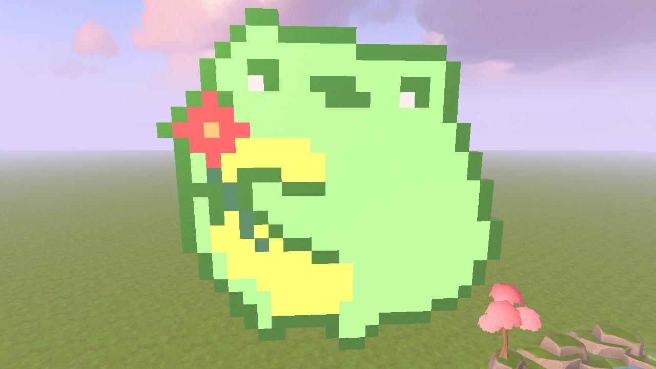 🐸 Frog pixel art 🌹