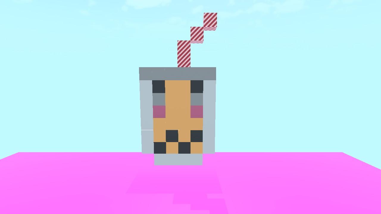 Boba tea pixel art