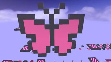 Click to see Pink and Black Butterfly Parkour!