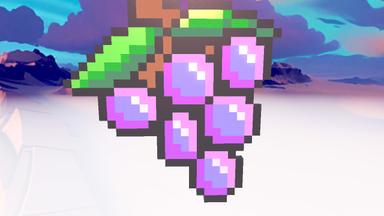 Click to see Purple Pixel Art with Green Obby