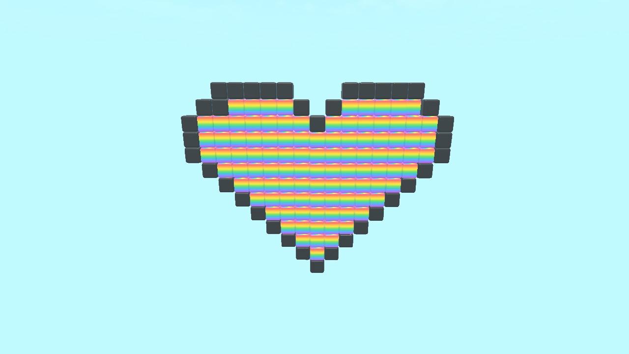 Rainbow parkour obby