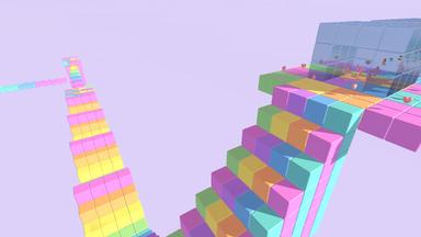 Click to see Pastel Rainbow Block Parkour