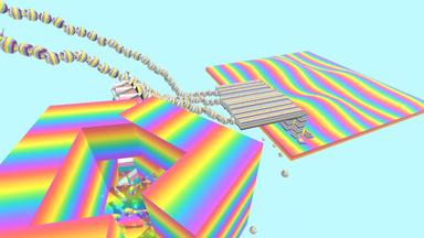 Click to see The mega rainbow, cute house, Obby