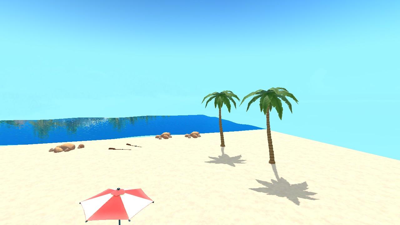 Tropical beach obby