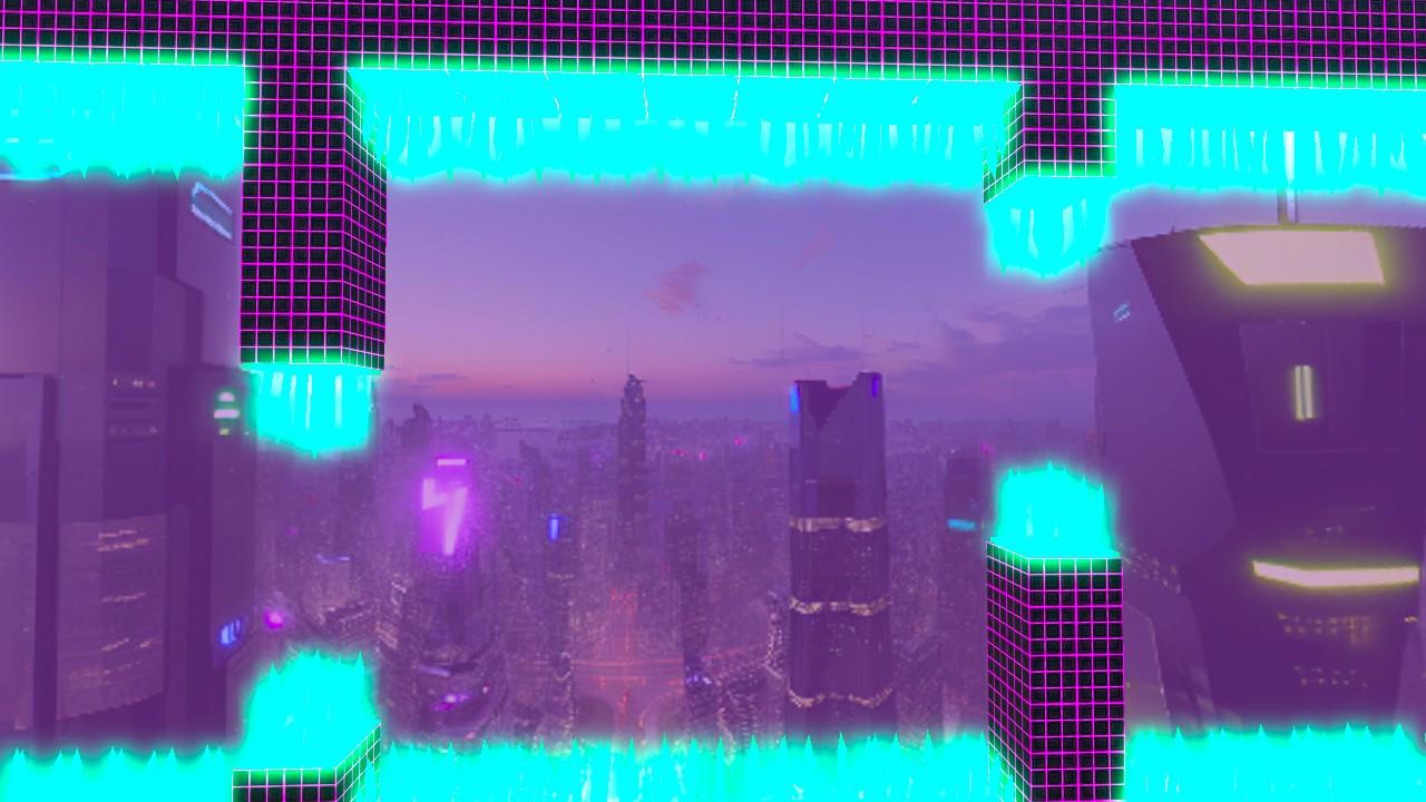 Neon City Jumper (Neon Blocks and Spikes)