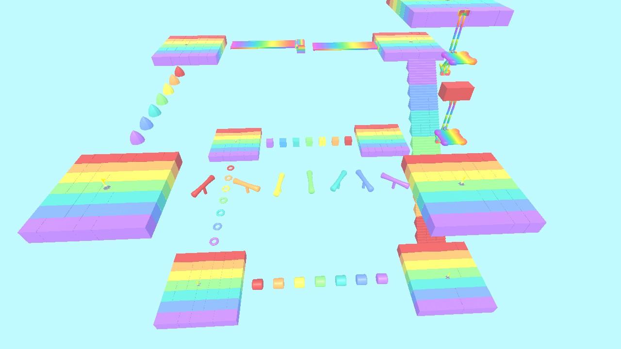 🌈Super Cool Rainbow Obby🤍-RA24