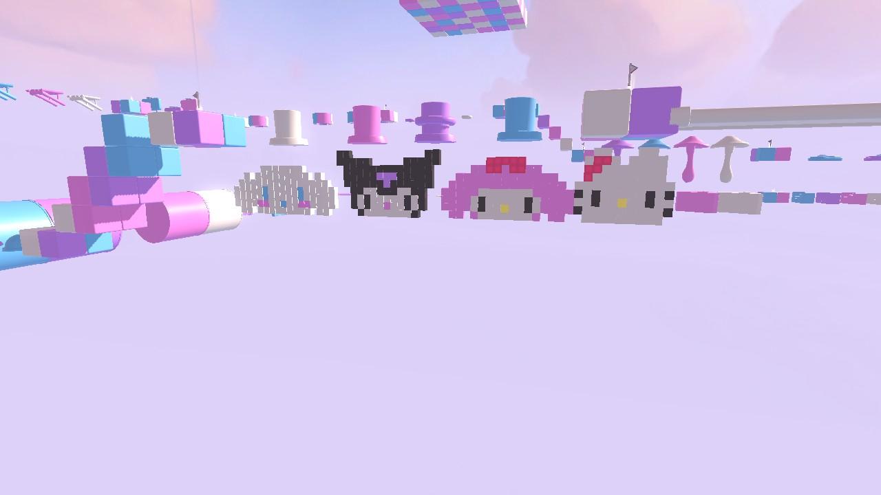 Sanrio obby (Hello Kitty, Melody, Kuromi and Cinnamonroll)