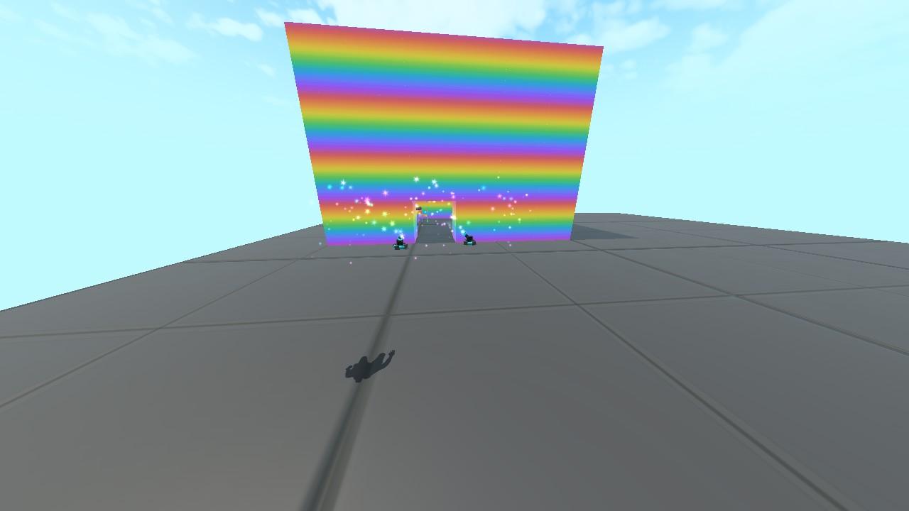 Small rainbow house