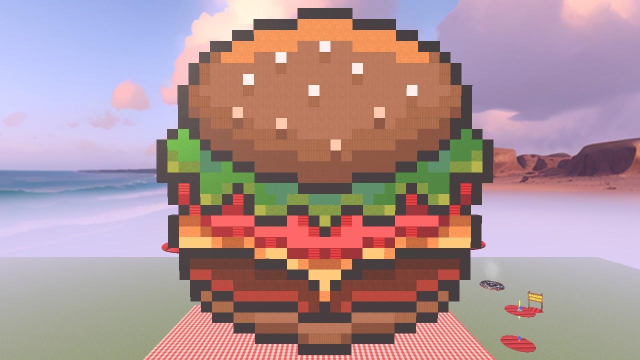 Burger Pixel Art!