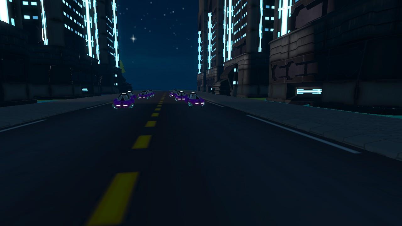 Cyber city racing game