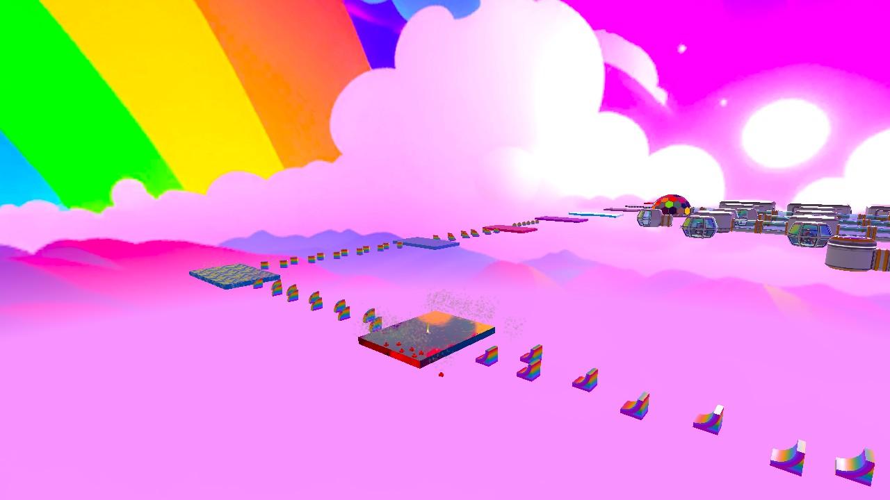 A RAINBOW OBBY!! with a MODERN WORLD AT THE END!!