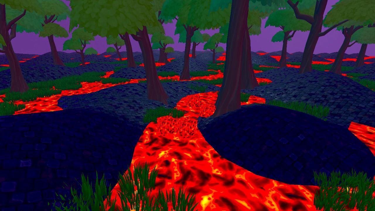 lava land(enter if you dare)