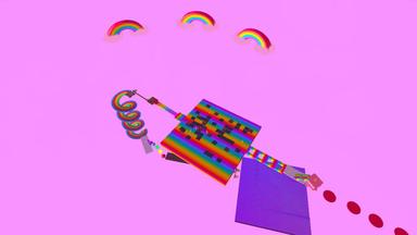 Click to see Mega Easy Rainbow Obby