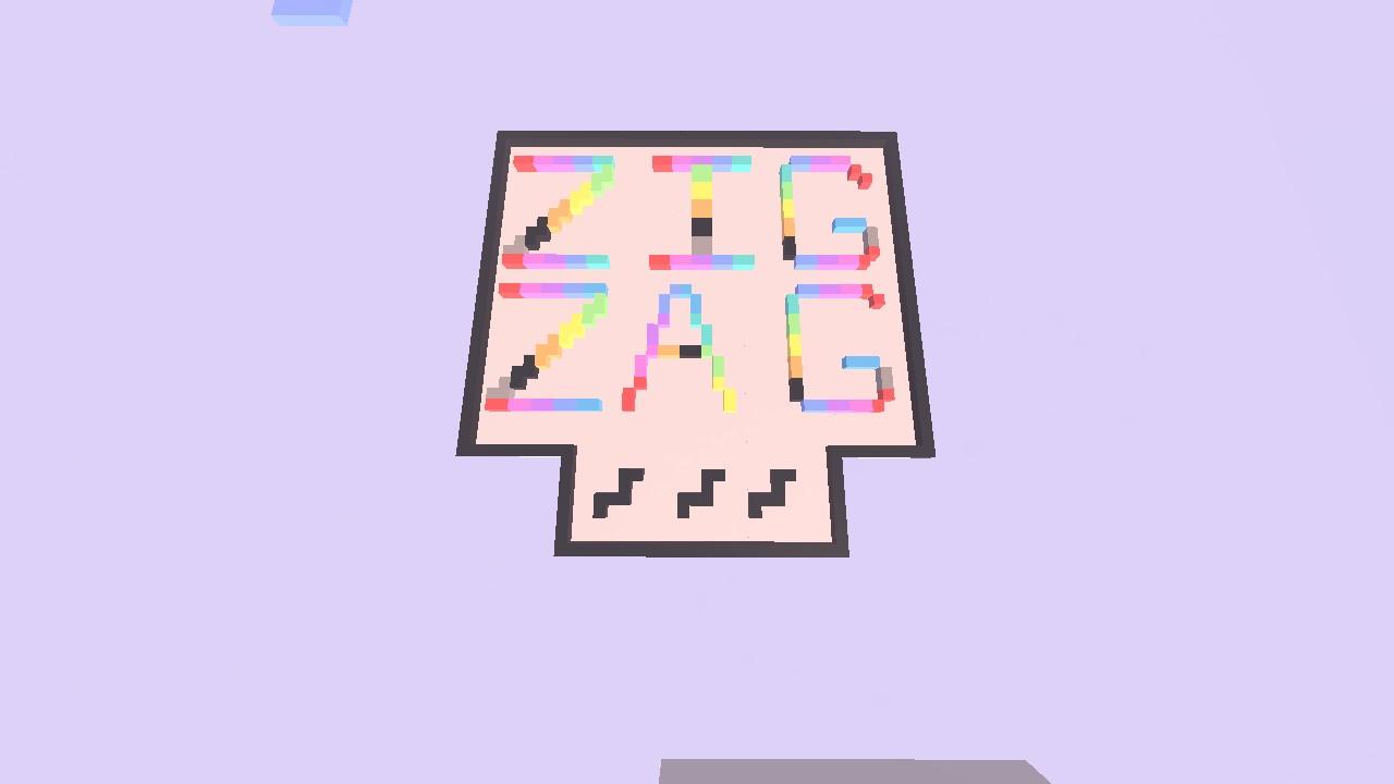 Rainbow Zig-zag obby