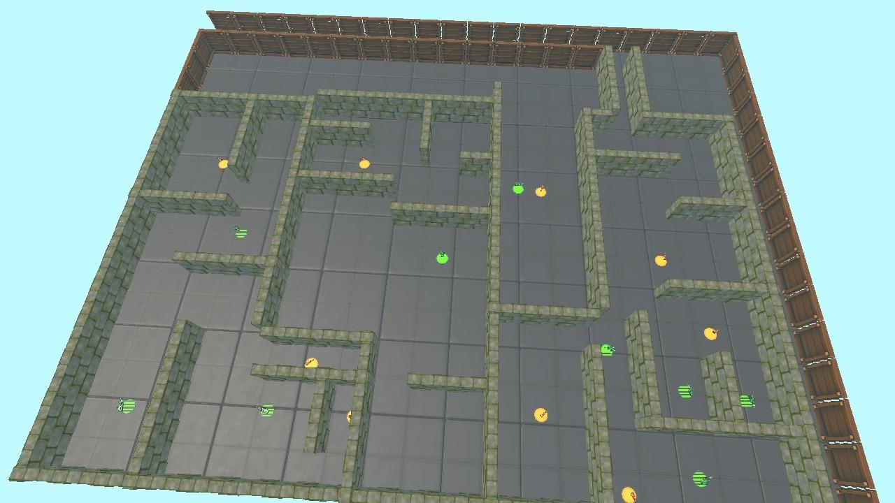 Maze test: Shooter template for testing