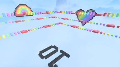 Click to see Rainbow Cube Obby