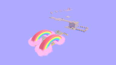 Click to see The rainbow teamwork obby