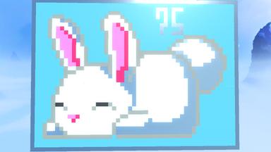 Click to see Cute Bunny Pixel Art Obby- 75 followers special!