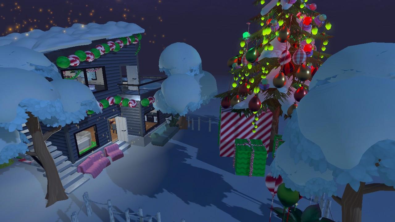 My home world for December Christmas decoration (version