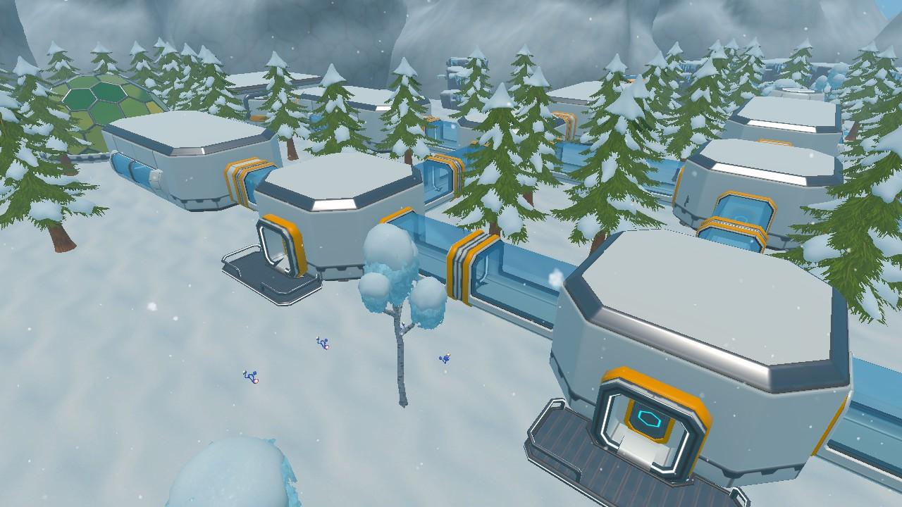 Antartica research camp maze